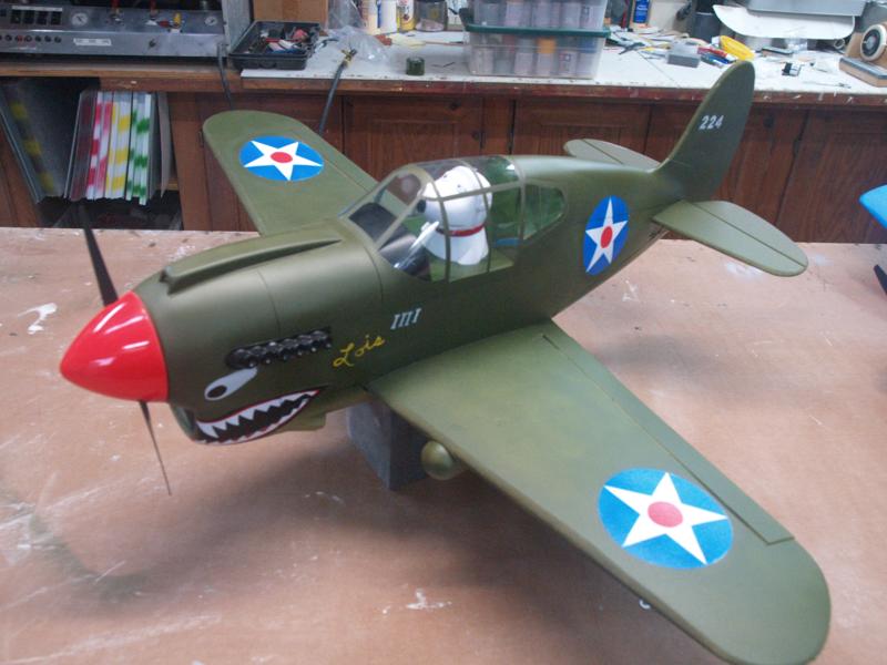 Cartoon P-40 Warhawk