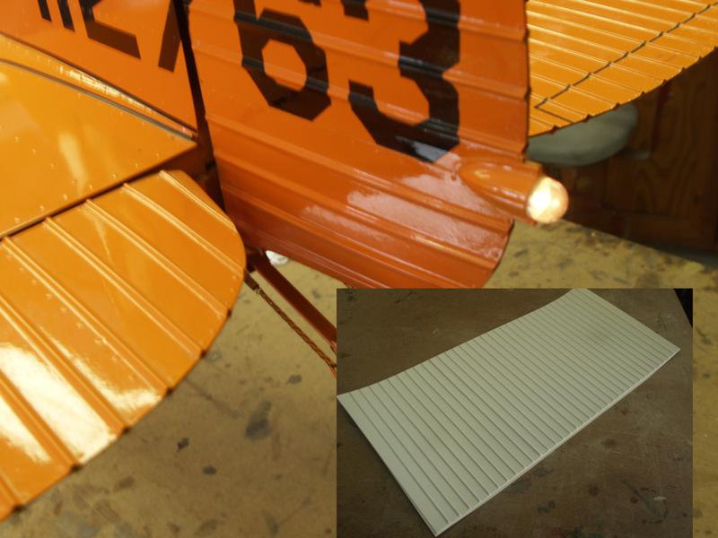 1/4 Scale Corrugated panels