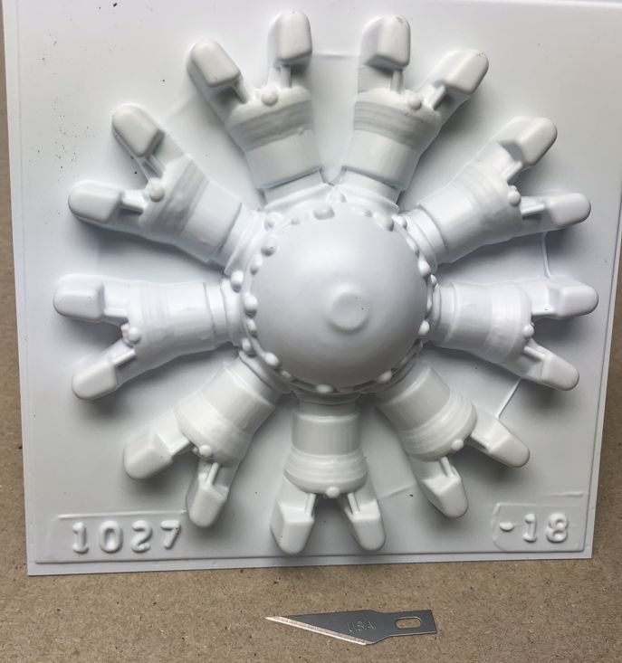 4 3/4in radial front 9cyl P/N 1027-18