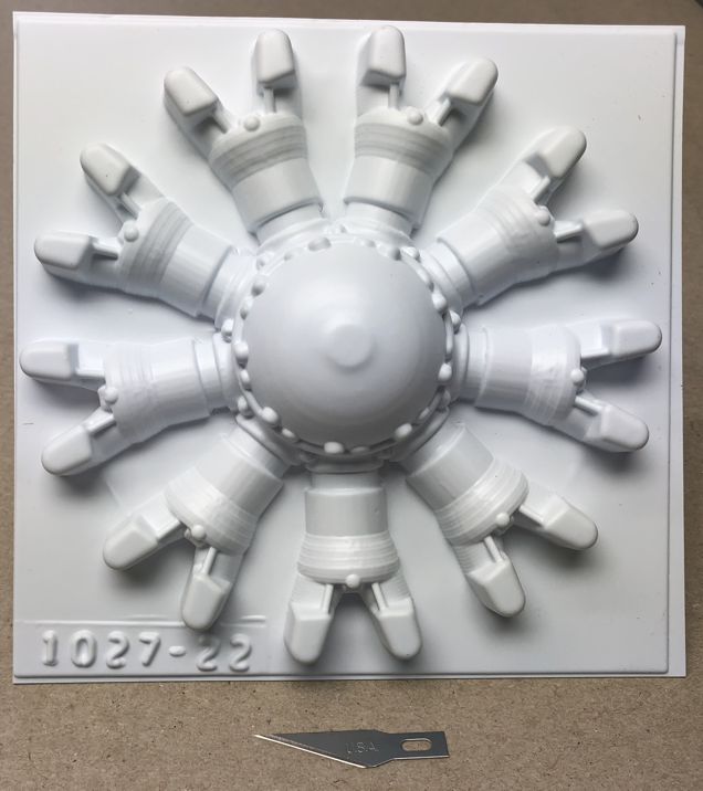2in radial front 9 cyl P/N 1027-2
