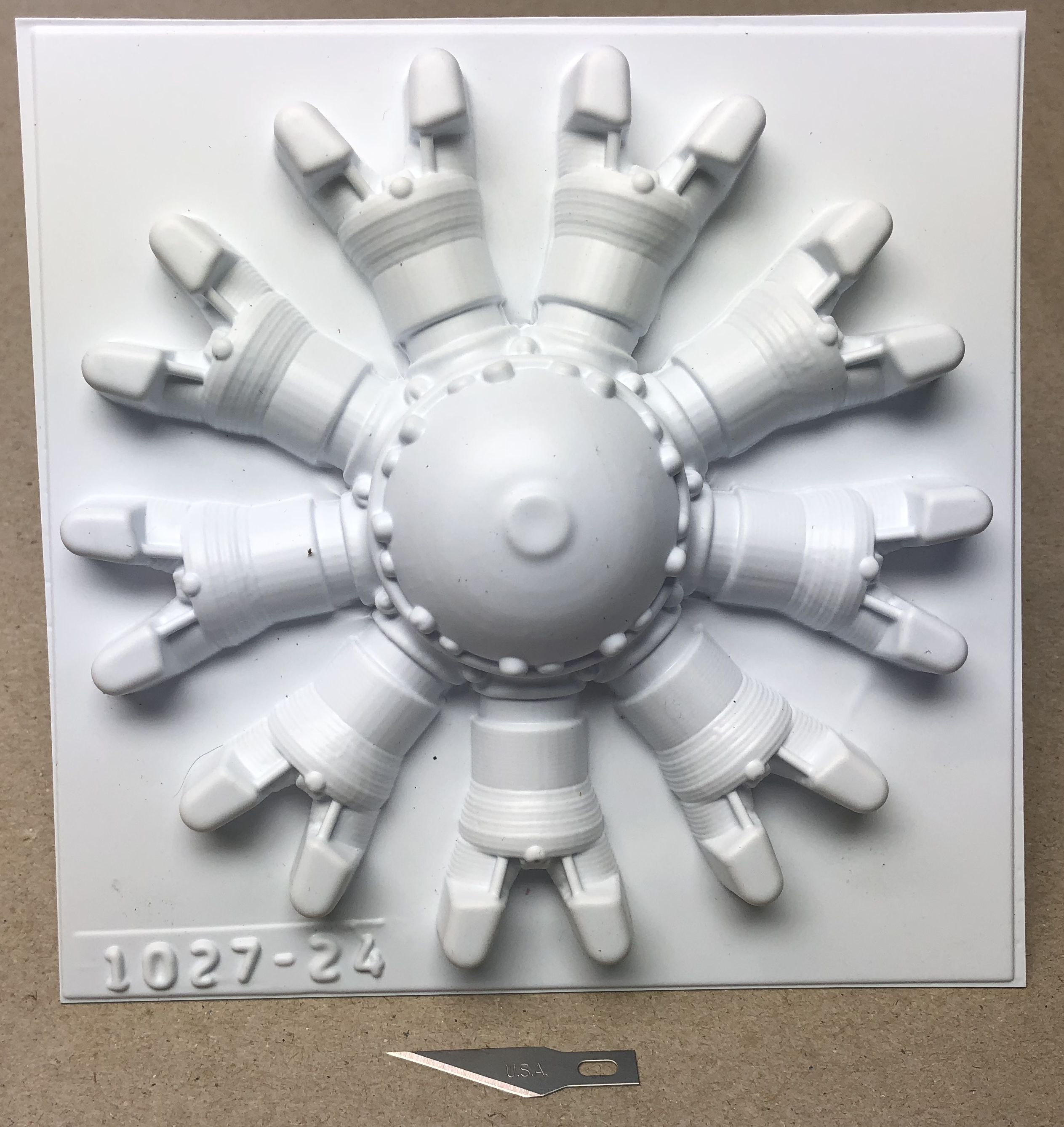 2in radial front 9 cyl P/N 1027-2