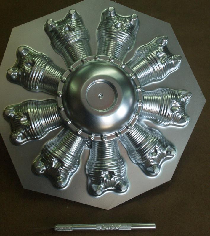 9 1/4 inch 9 cylinder Radial Face P/N 1027-55 - Click Image to Close